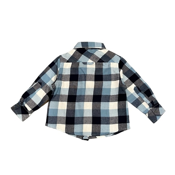 PD&C Toddler Plaid Flannel Shirt. - Picture 2 of 3